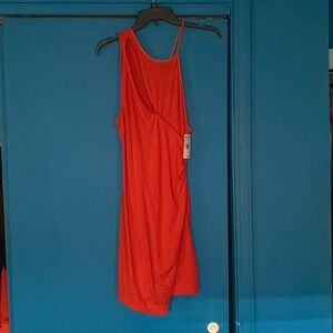 Beautiful orange mini dress. Free People. Medium. Has stretch